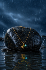 Paradise Trinket Necklace in Metal - Product View