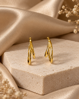 Veyra Earrings in Gold Tone