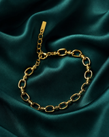 Link Knot Bracelet in Gold Tone