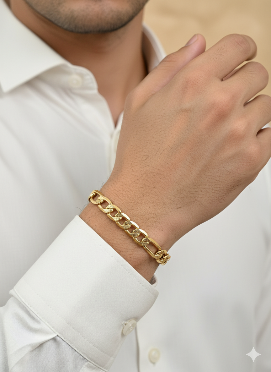 Men’s Gold Cuban Link Bracelet
