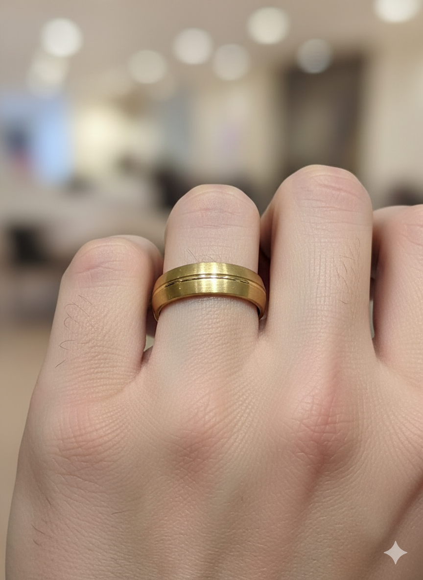 Men’s Classic Gold Band Ring