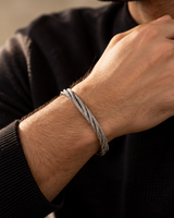 Silver Helix Bracelet