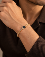 Black Solitaire Bracelet