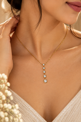 Fivelume Necklace in Metal - Styled View