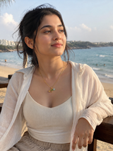 Paradise Trinket Necklace in Metal - Styled View