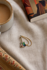 Celestial Strings Brooch in Enamel - Product View