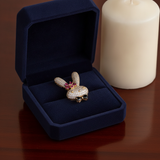 Twinkle Bunny Brooch in Metal - Gift Box