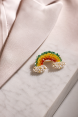 Happy Skies Brooch in Resin
