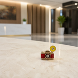 Snap Shine Brooch in Resin - Product View