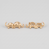 Golden Duo Brooch in Gold Tone - Front and Back View
