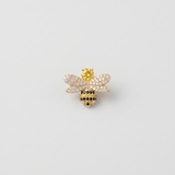 Honey Gem Brooch in Metal - Product View