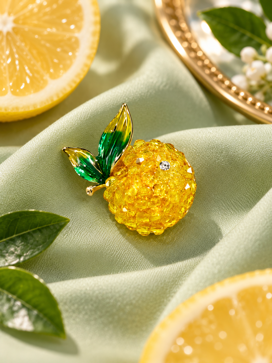 Citrus Gleam Brooch