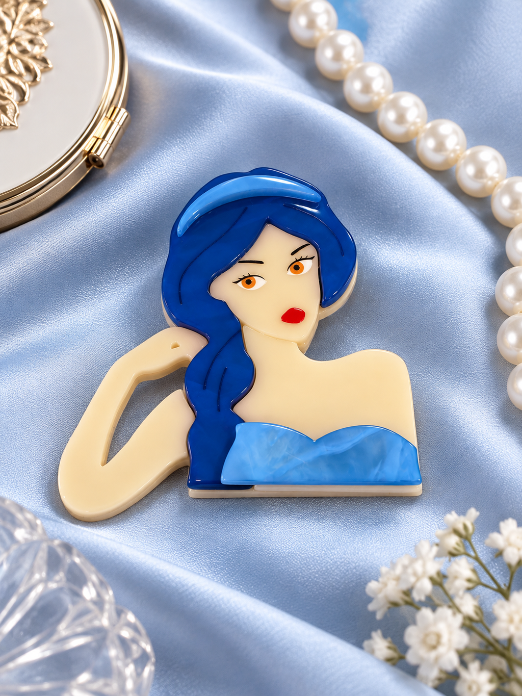 Jasmine Elegance Brooch