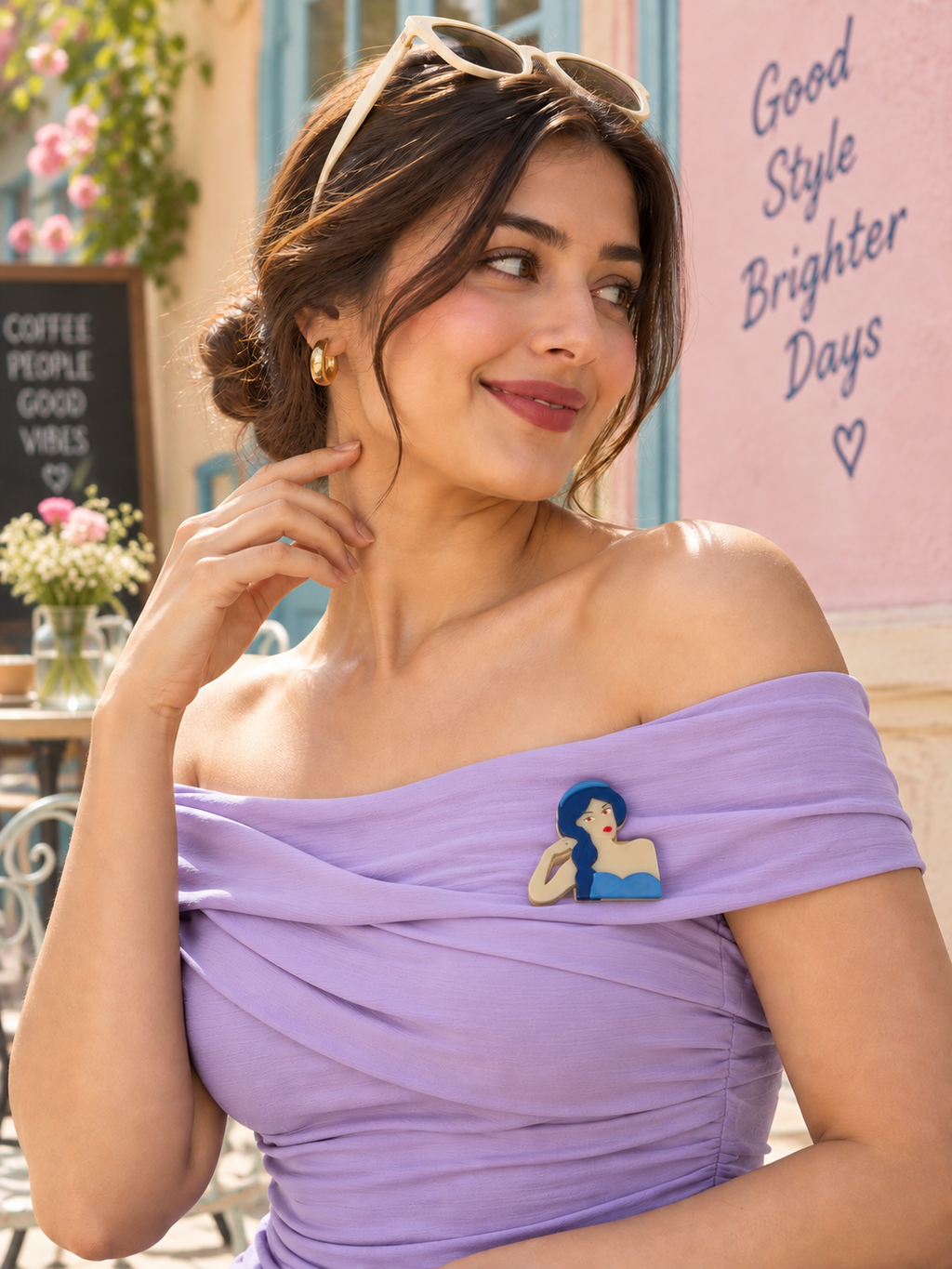 Jasmine Elegance Brooch