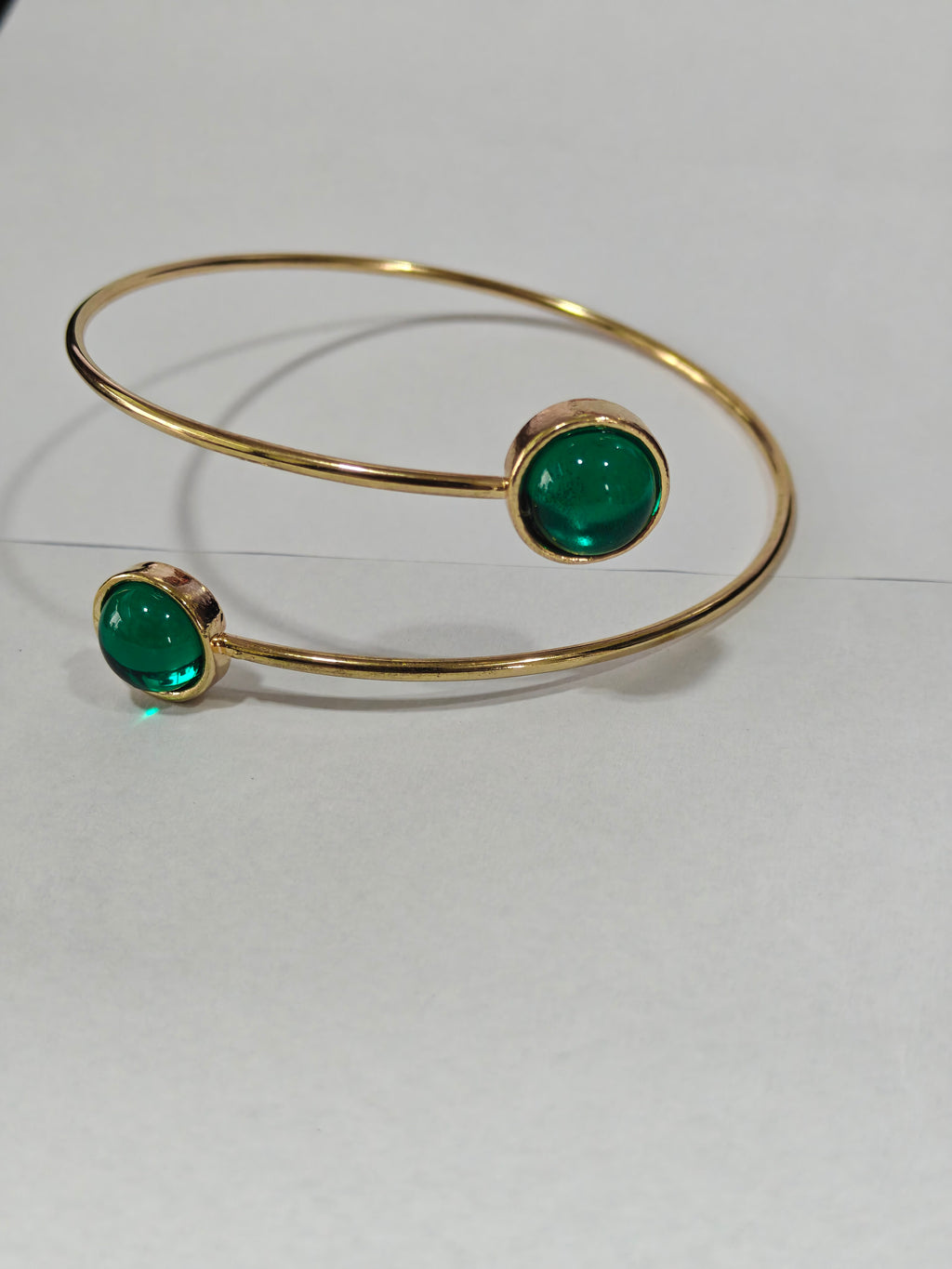 Emerald Glow Arm Cuff