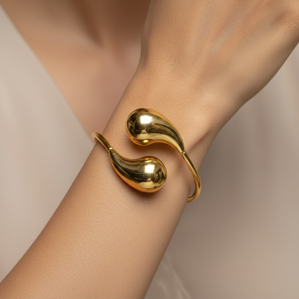 18K Gold Plated TearDrop Bracelet
