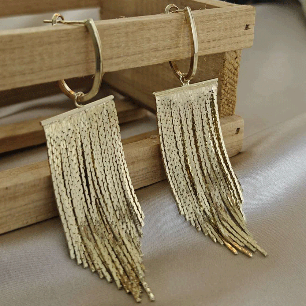 18K Gold Plated Chain Earrings