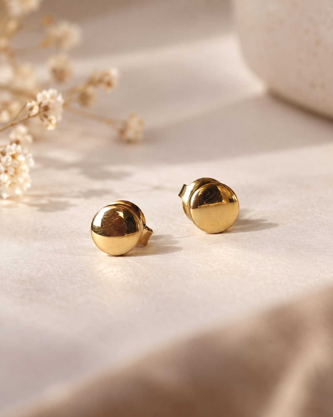 Dome Stud Earrings