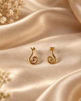 Selvi Earrings in Gold Tone