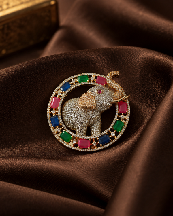 Imperial Gemcrest Brooch