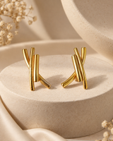 Rixa Earrings in Gold Tone - Product View