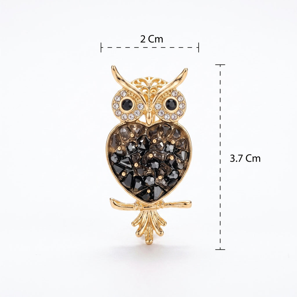 Hootelle Owl Brooch