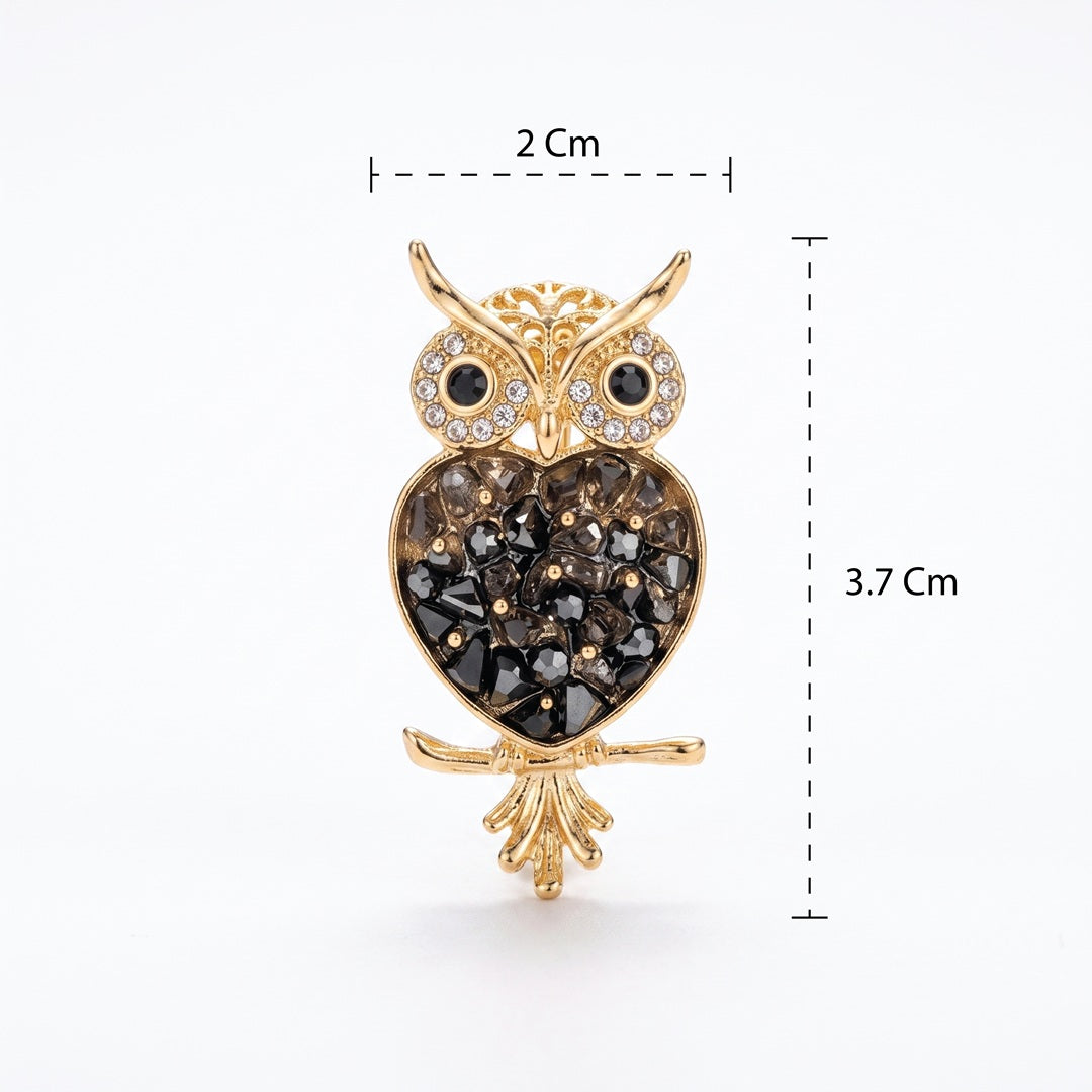 Hootelle Owl Brooch