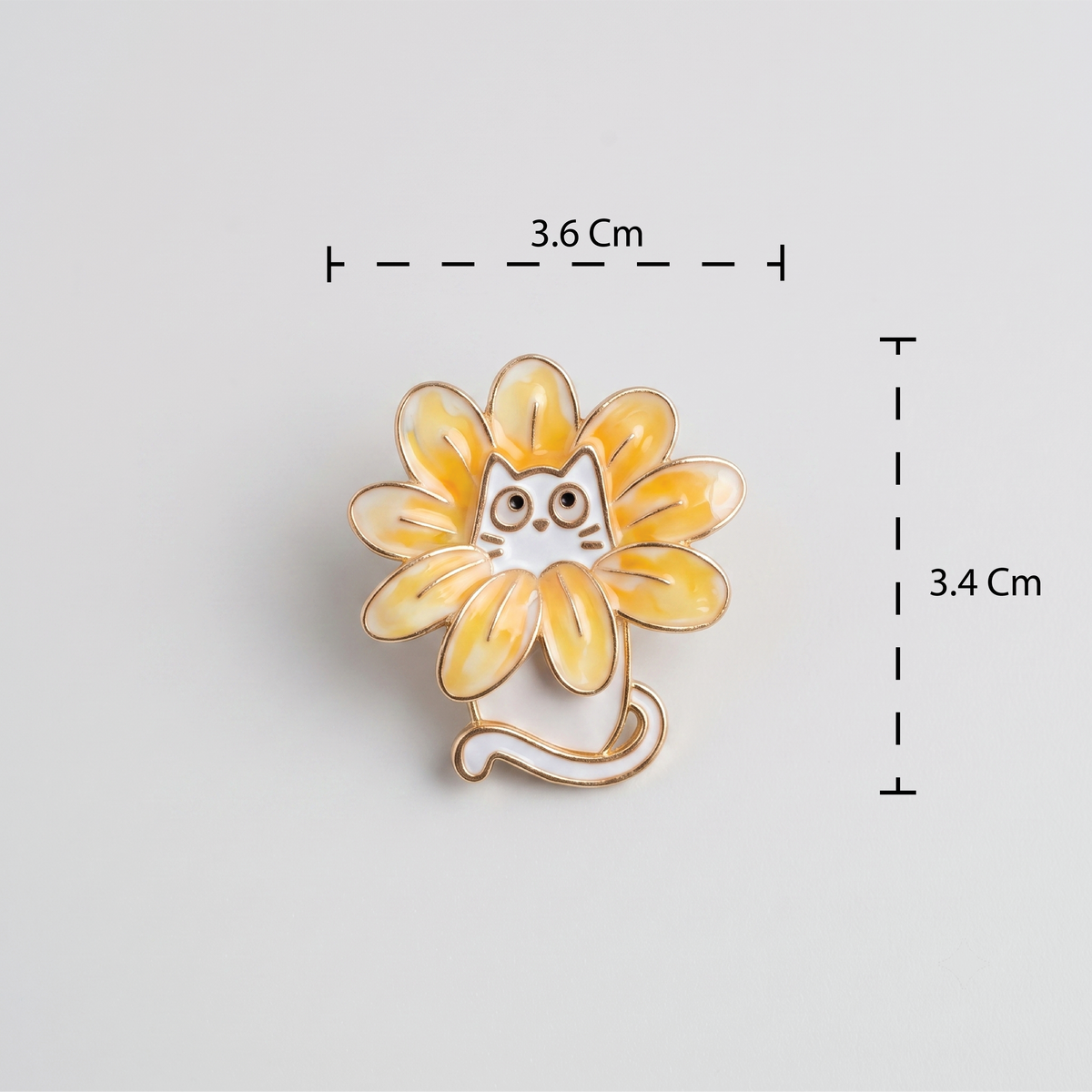 Purr Petal Brooch