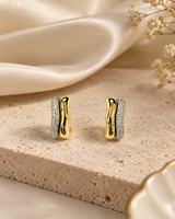 Tivana Earrings in Metal