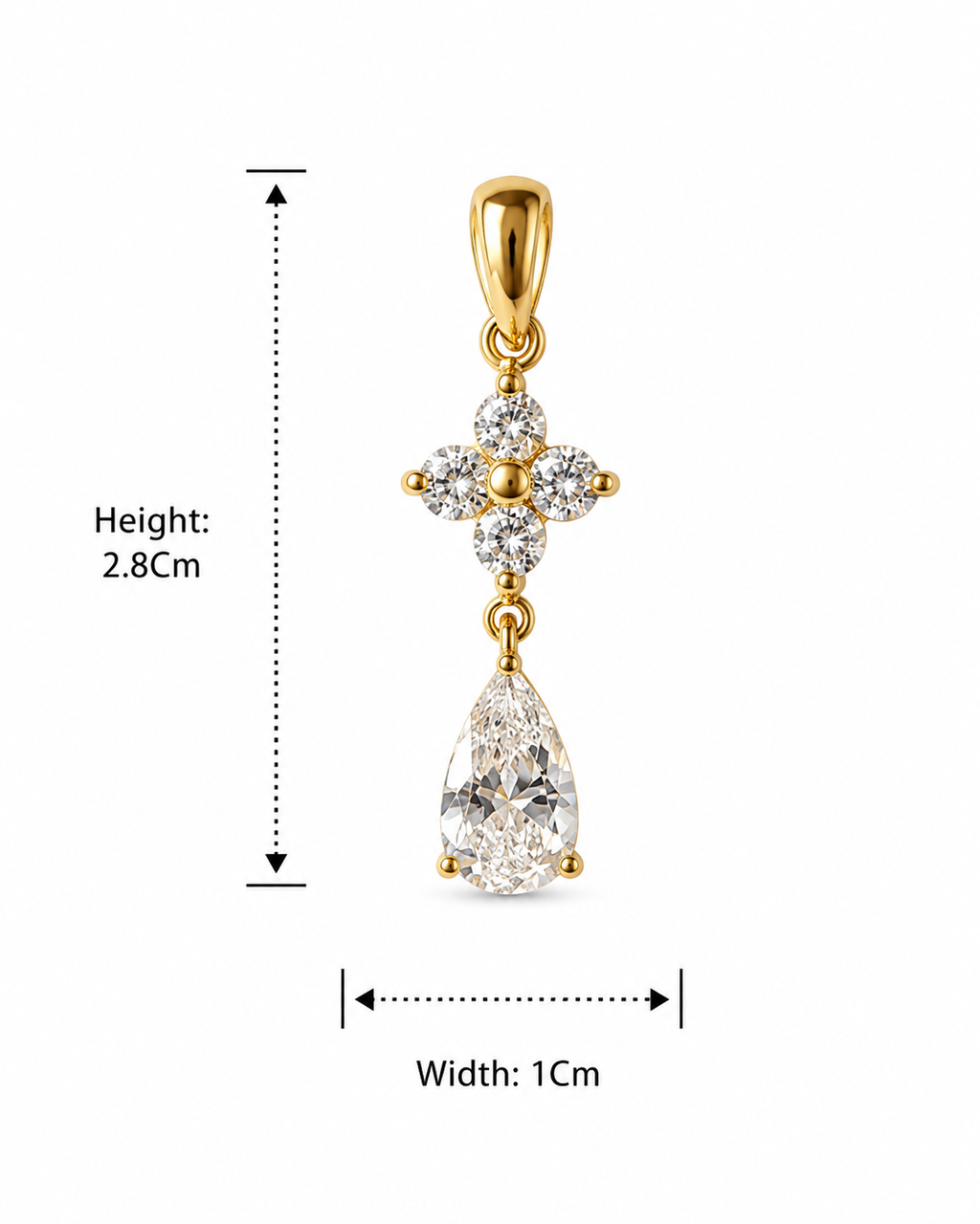Flora Crystal Pendant