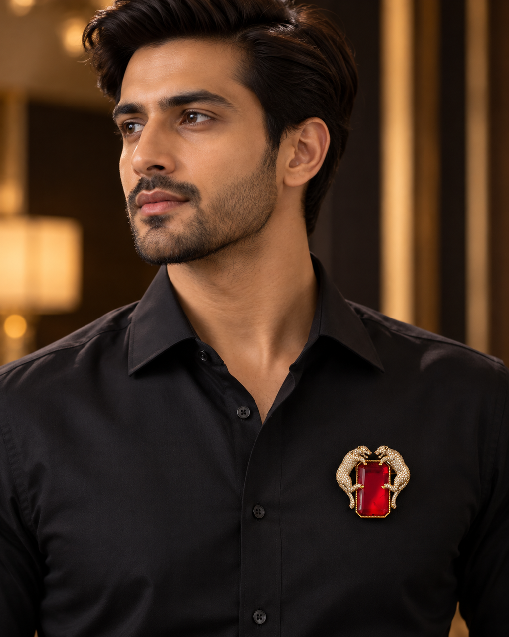 Panther Royale Brooch