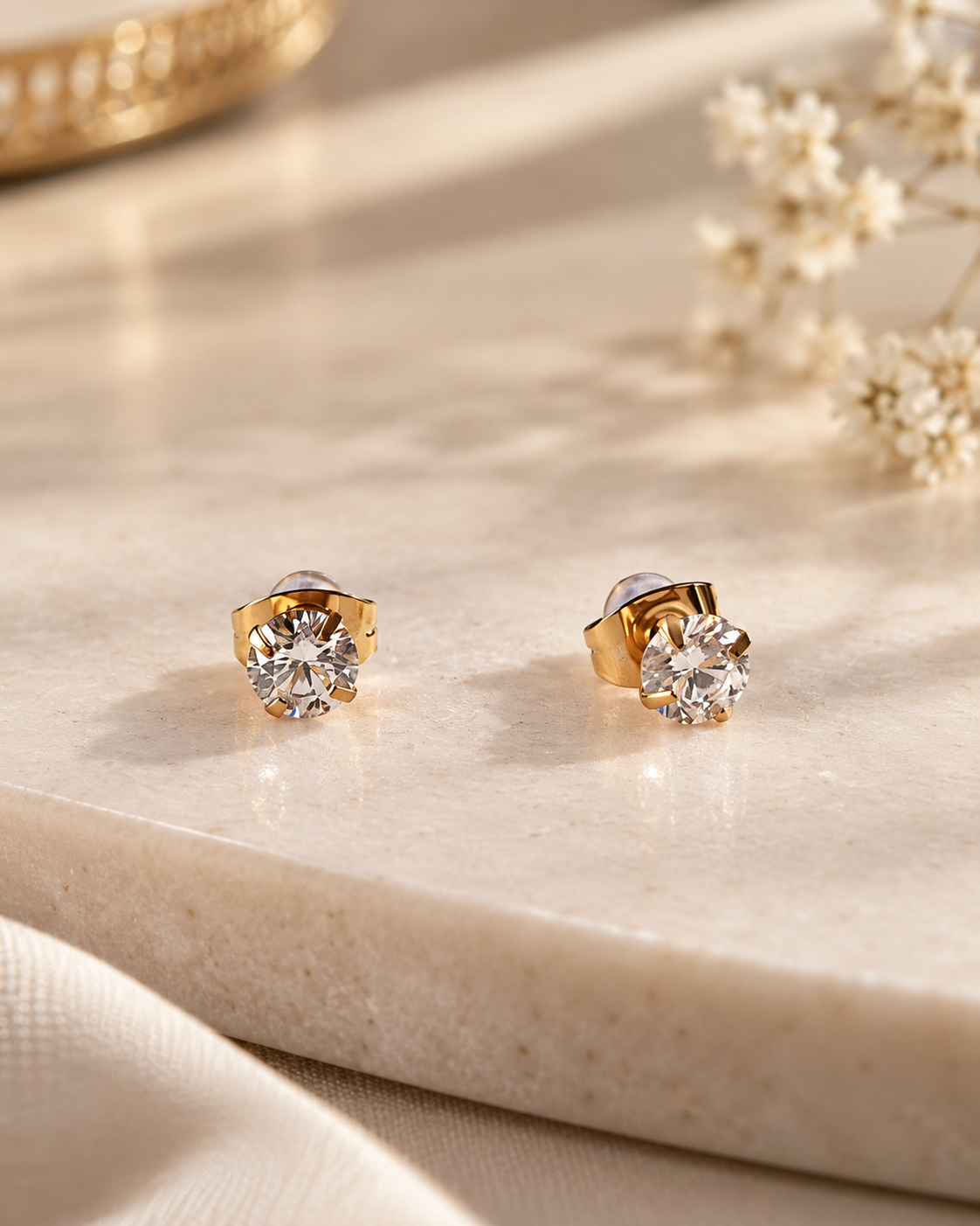 Prism Crystal Stud Earrings
