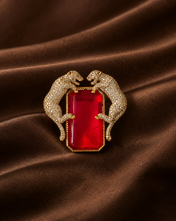 Panther Royale Brooch
