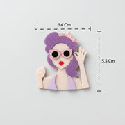 Lilac Lady Brooch