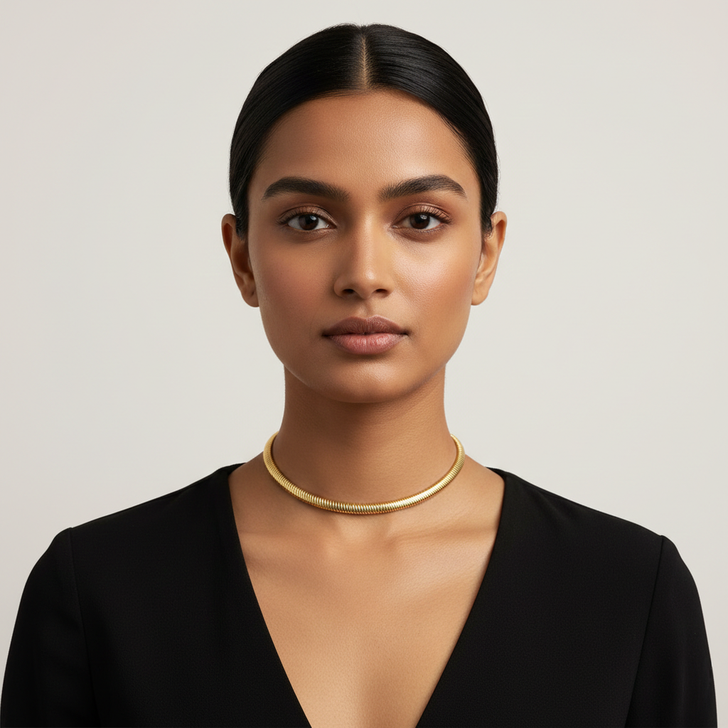 18K Gold Plated Snake Chain Necklace