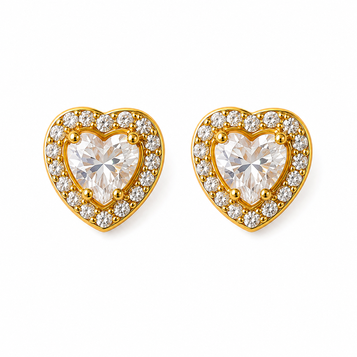 Amor Earrings in Gold Plated