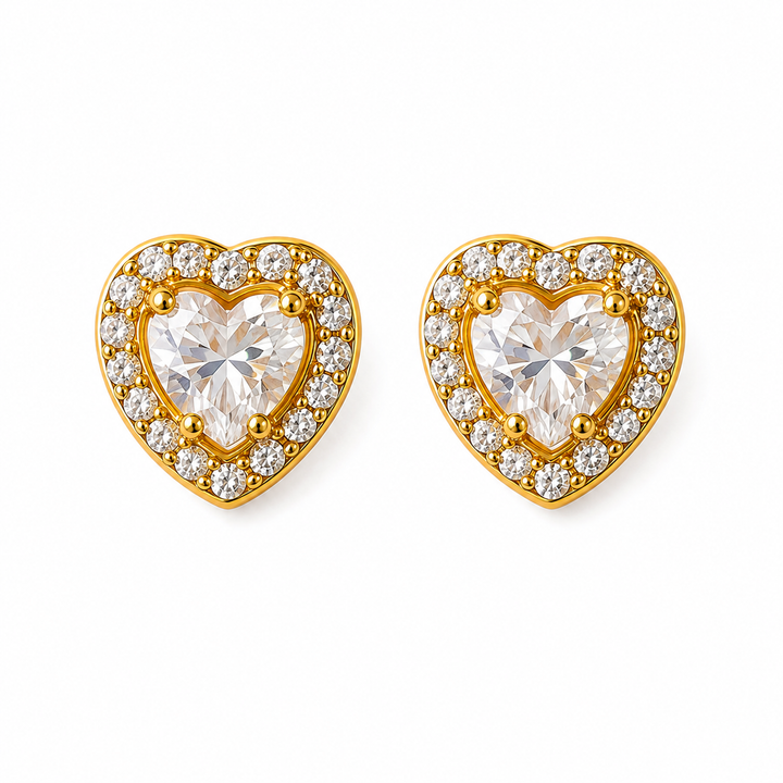 Amor Earrings in Gold Plated