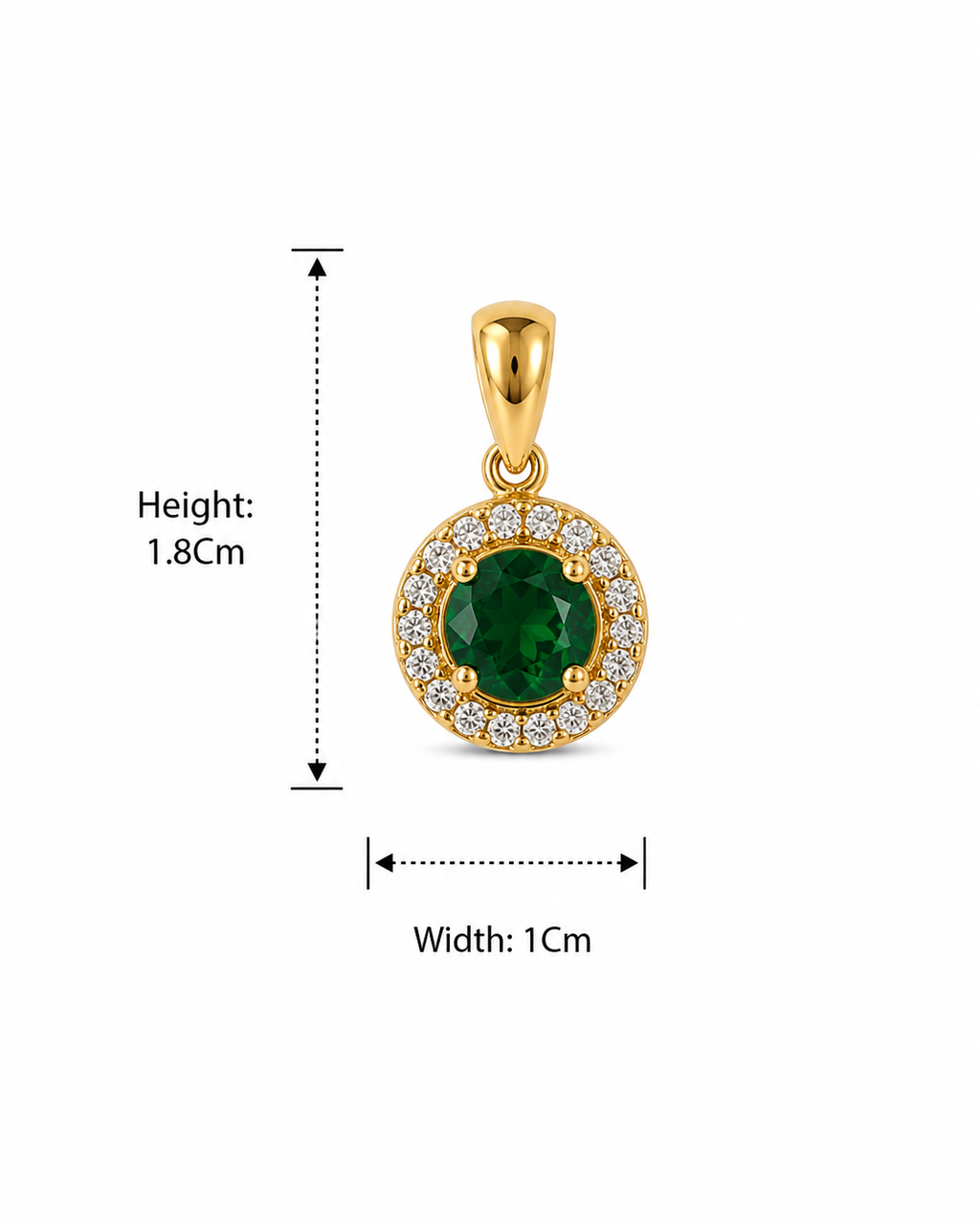 Emerald Crystal Pendant