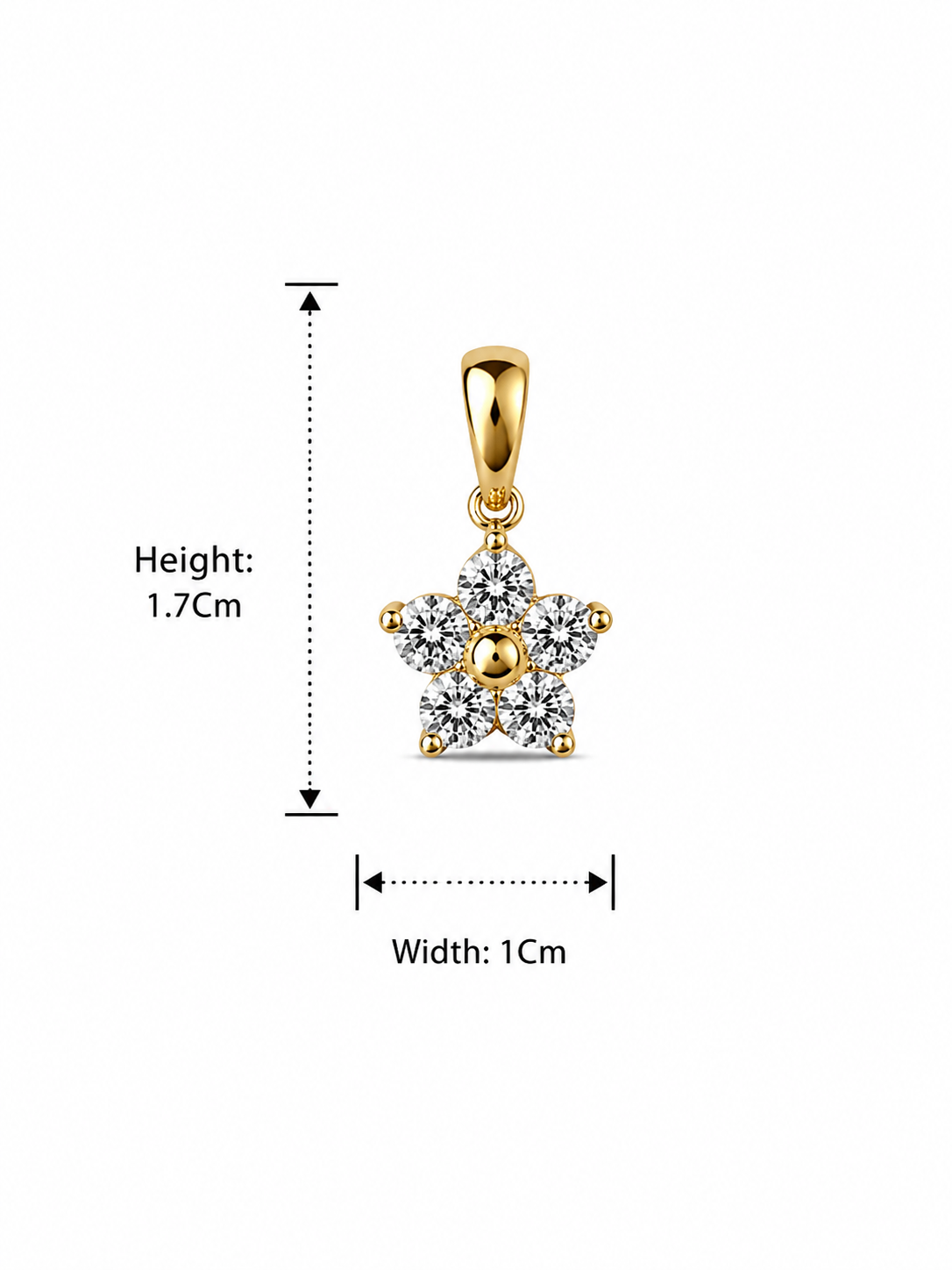 Daisy Crystal Pendant