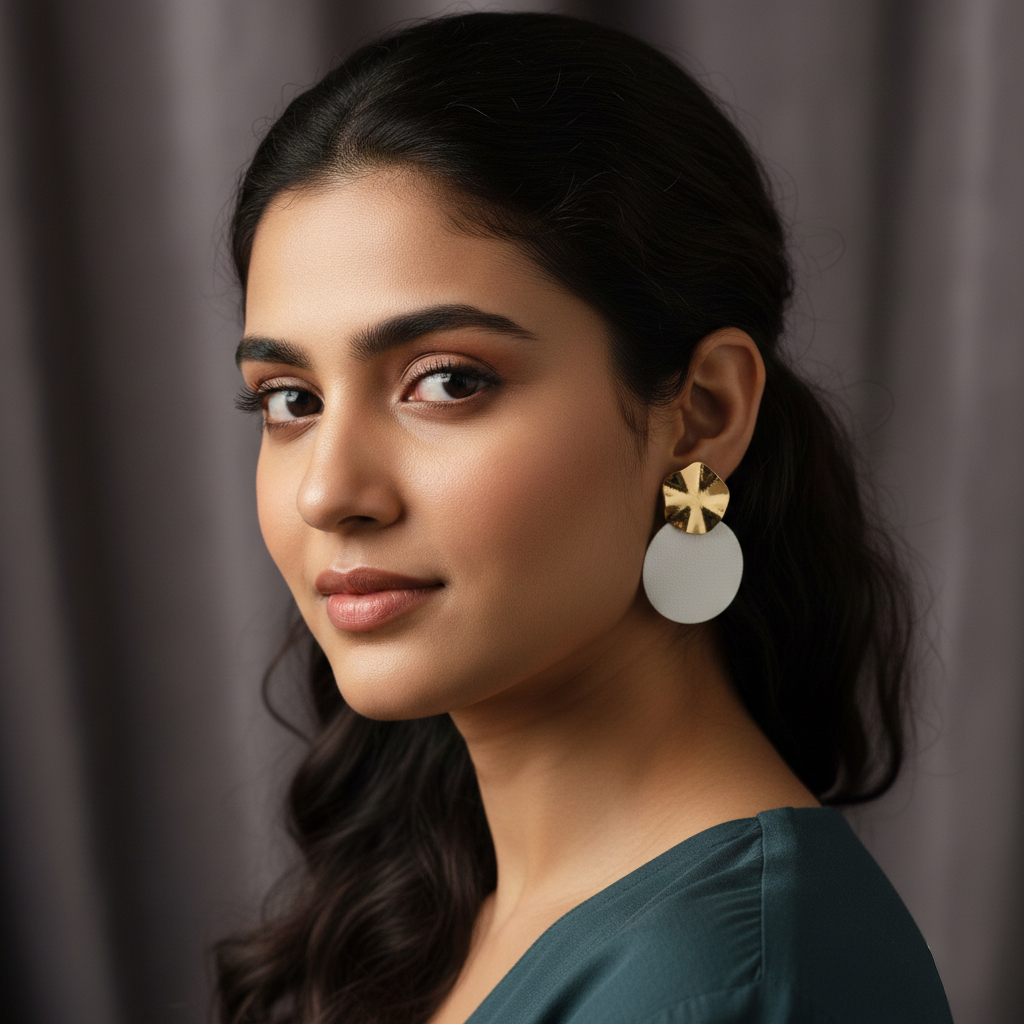 Gold and Silver Plated Dainty Earrings