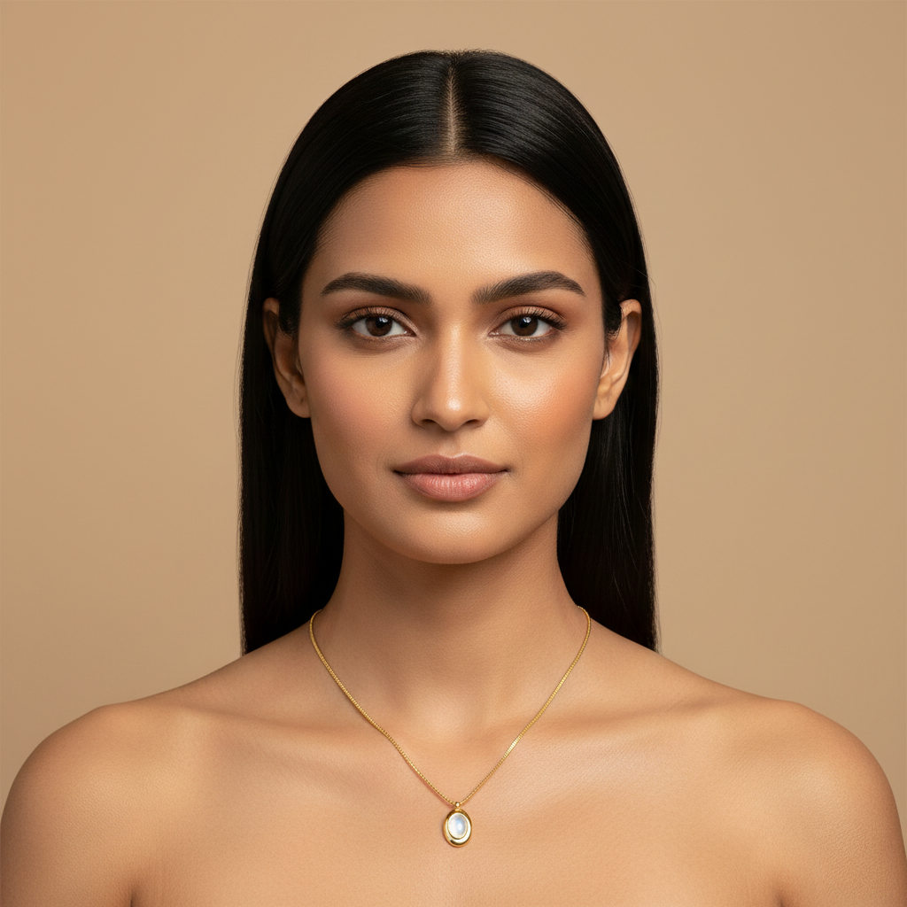 White Moonstone necklace