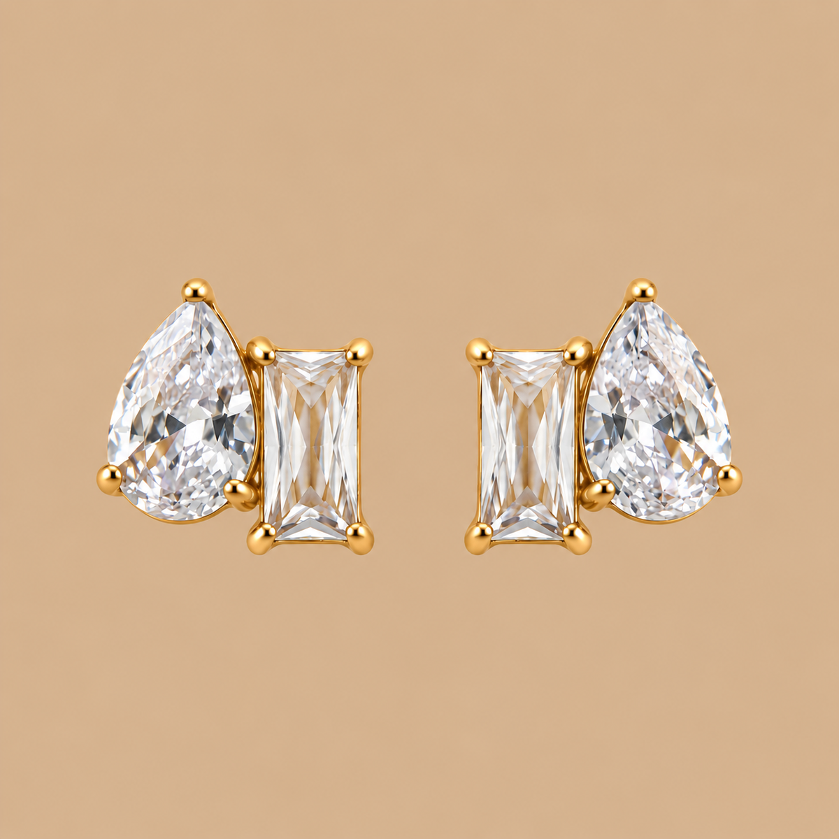 Veya Earrings in Metal - Product View