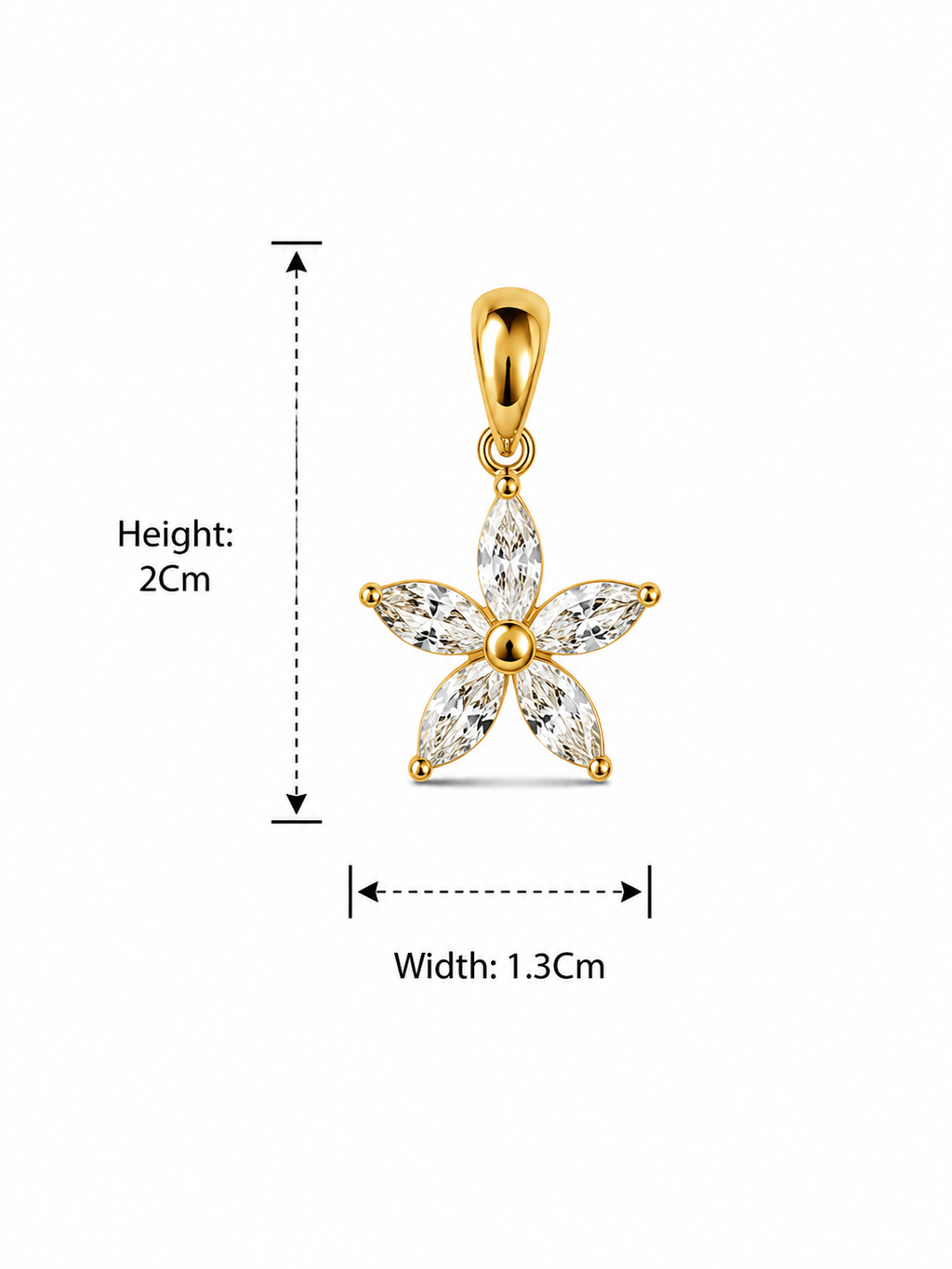 Lily Crystal Pendant