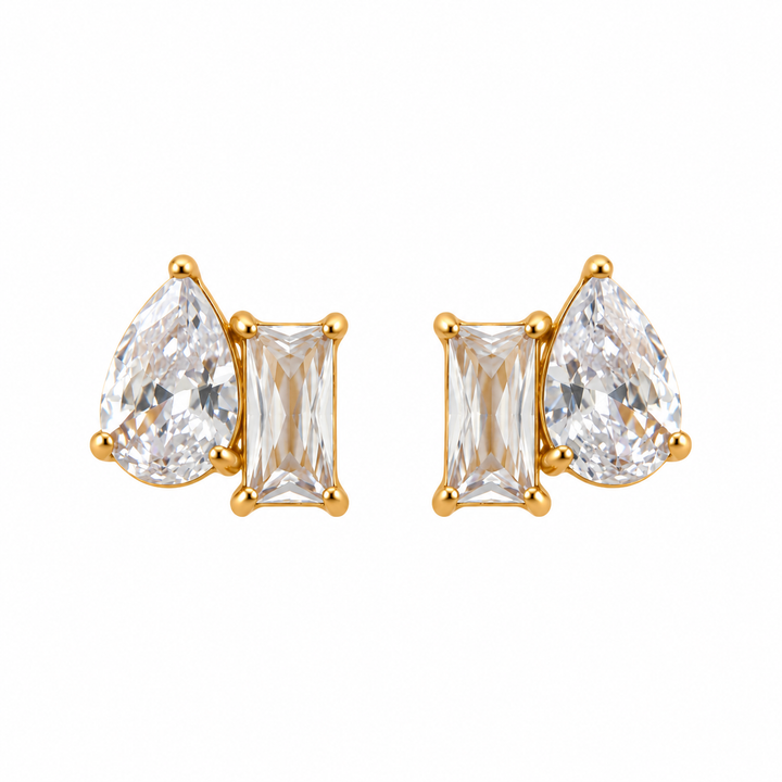 Veya Earrings in Metal