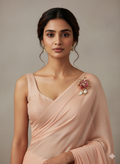 Red Lily Pearl Floral Brooch – Women’s Jewelry