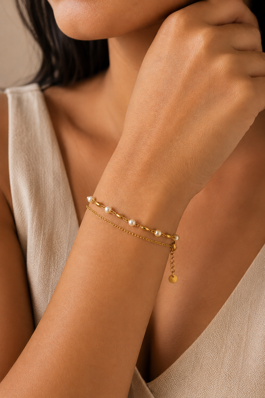Pearl Whisper Bracelet.