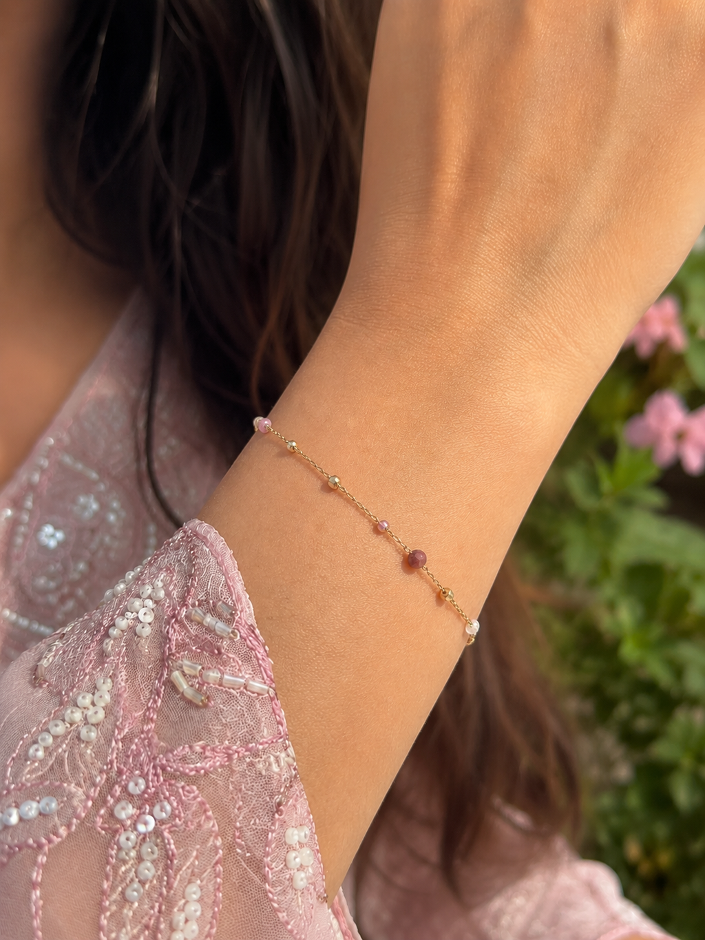 Blush Dot Bracelet