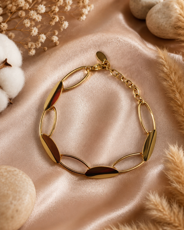 Golden Panel Bracelet