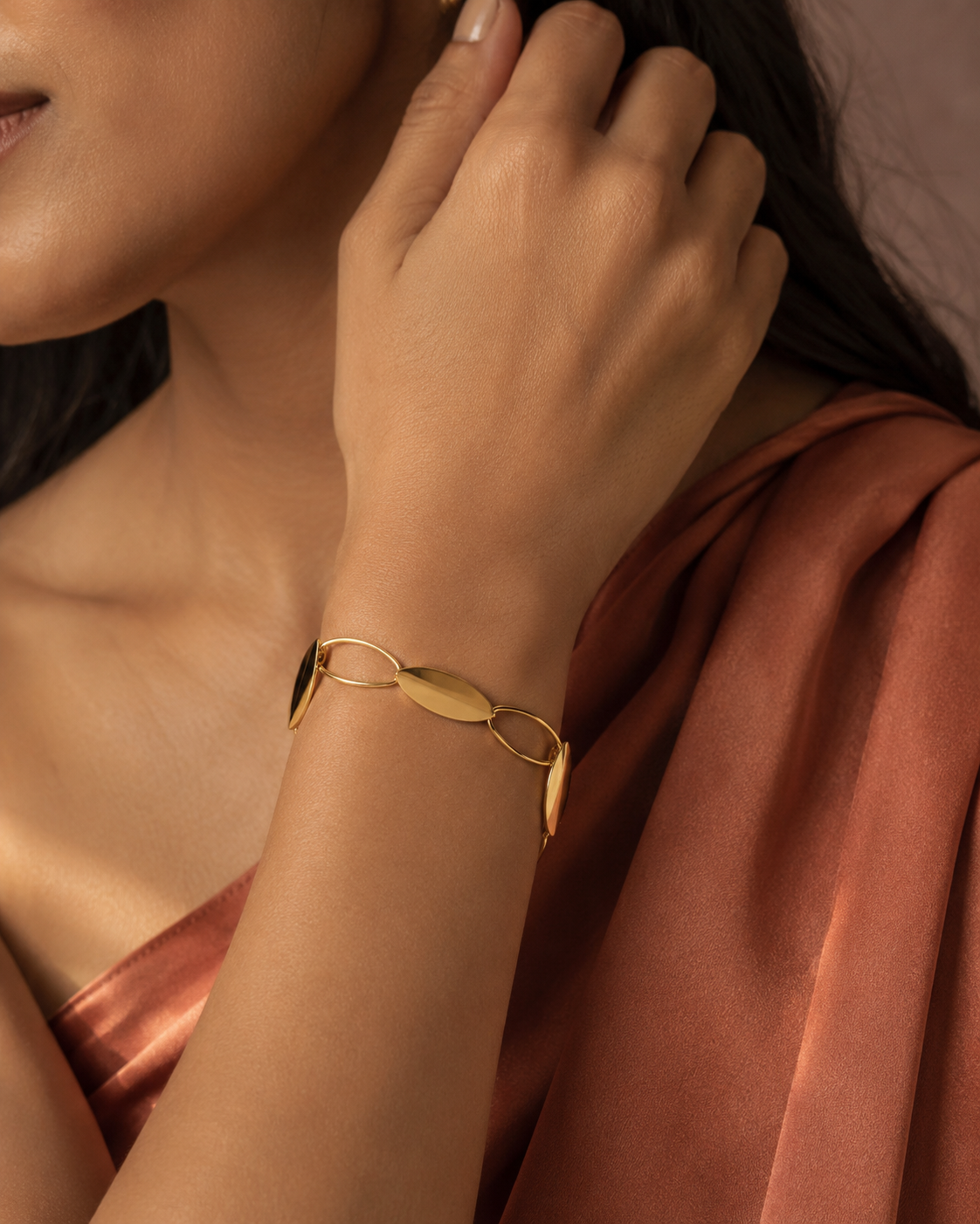 Golden Panel Bracelet