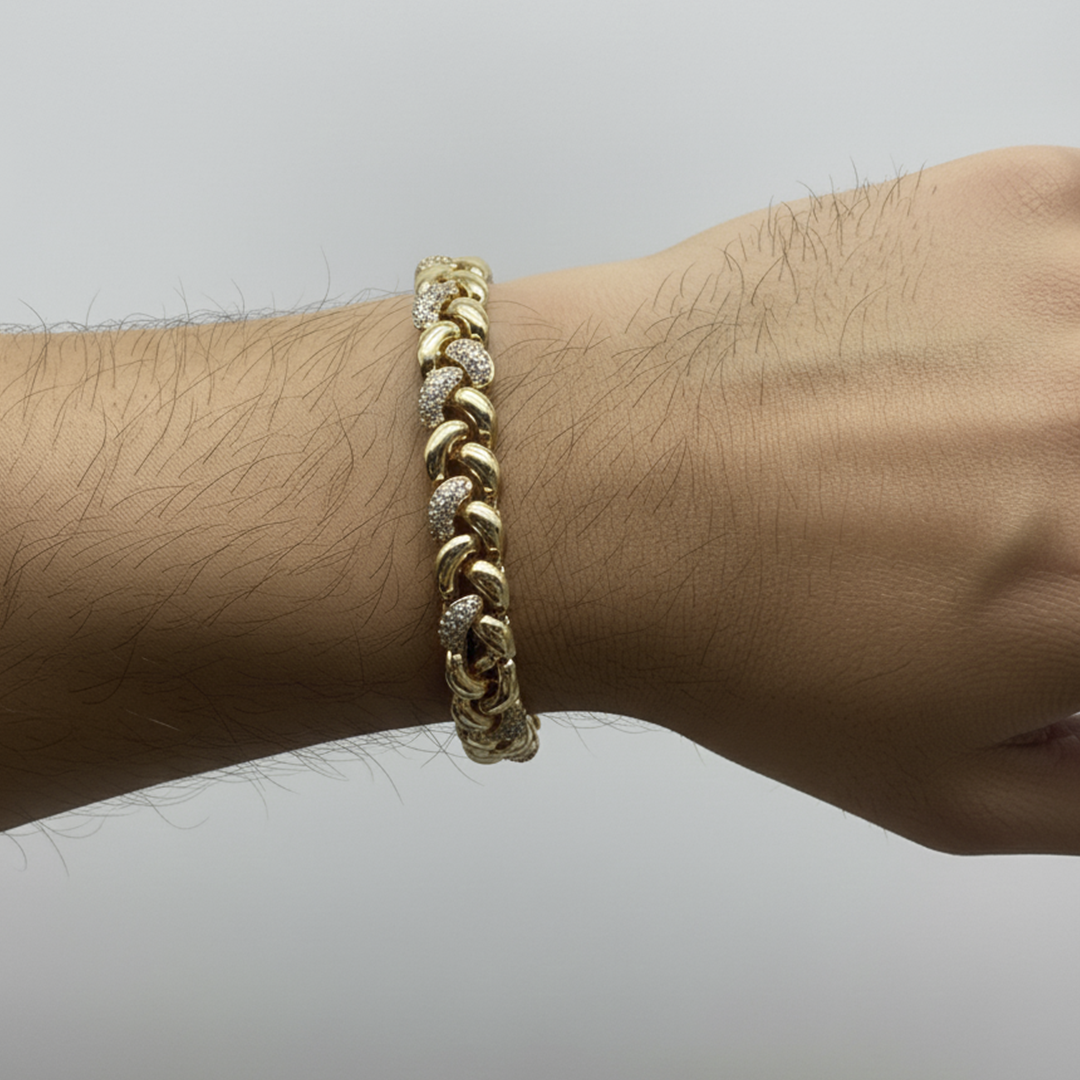 Men’s Rose Gold Cuban Bracelet